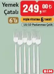 YEMEK ÇATALI 6'LI YEMEK ÇATALI 6'LI